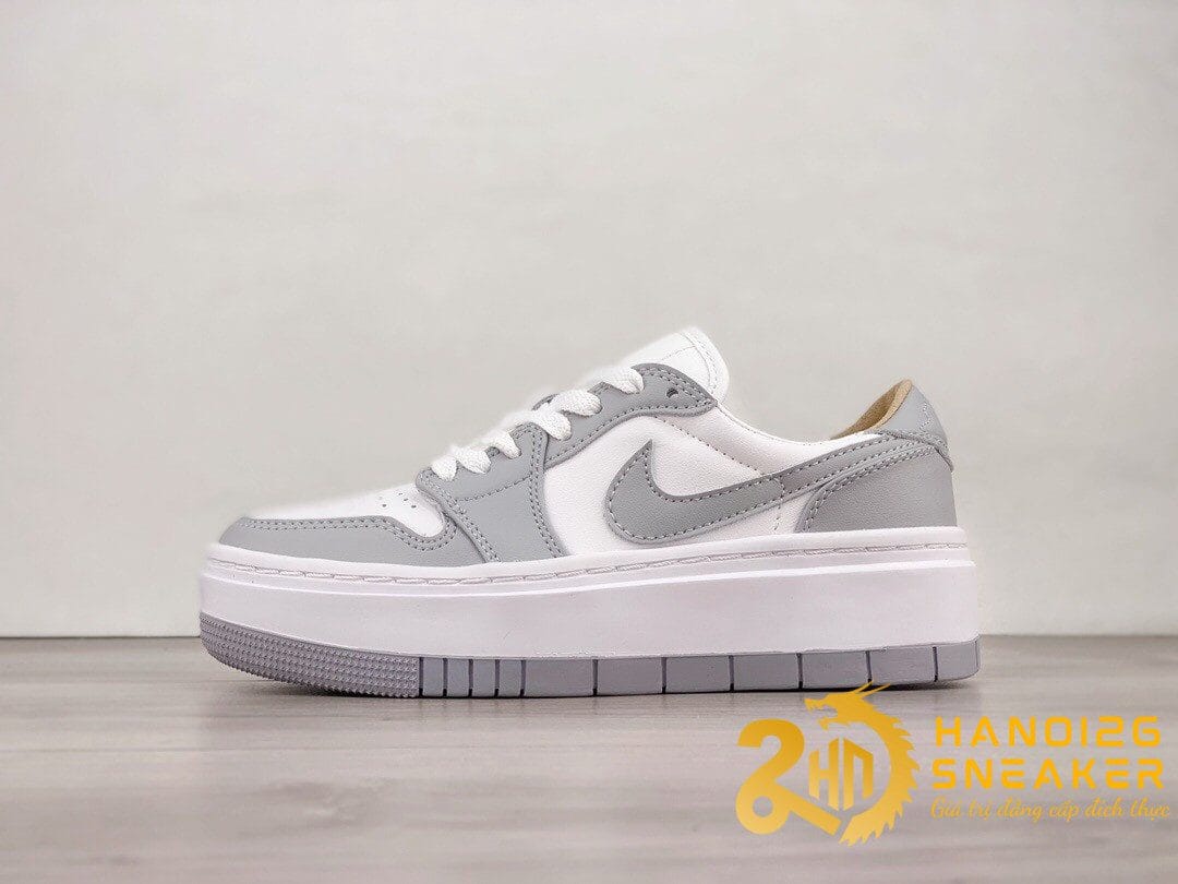 Giày Sneaker Nike Air Jordan 1 Gray and white