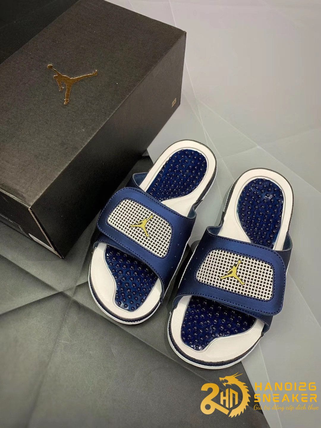 Dép Jordan Hydro 4 Retro Xanh