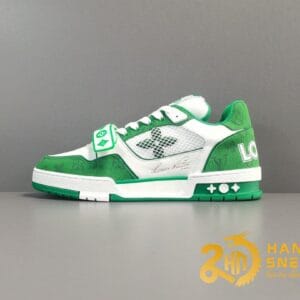 Giày LV Louis Vuitton Trainer Xanh 4 Cánh Like Auth