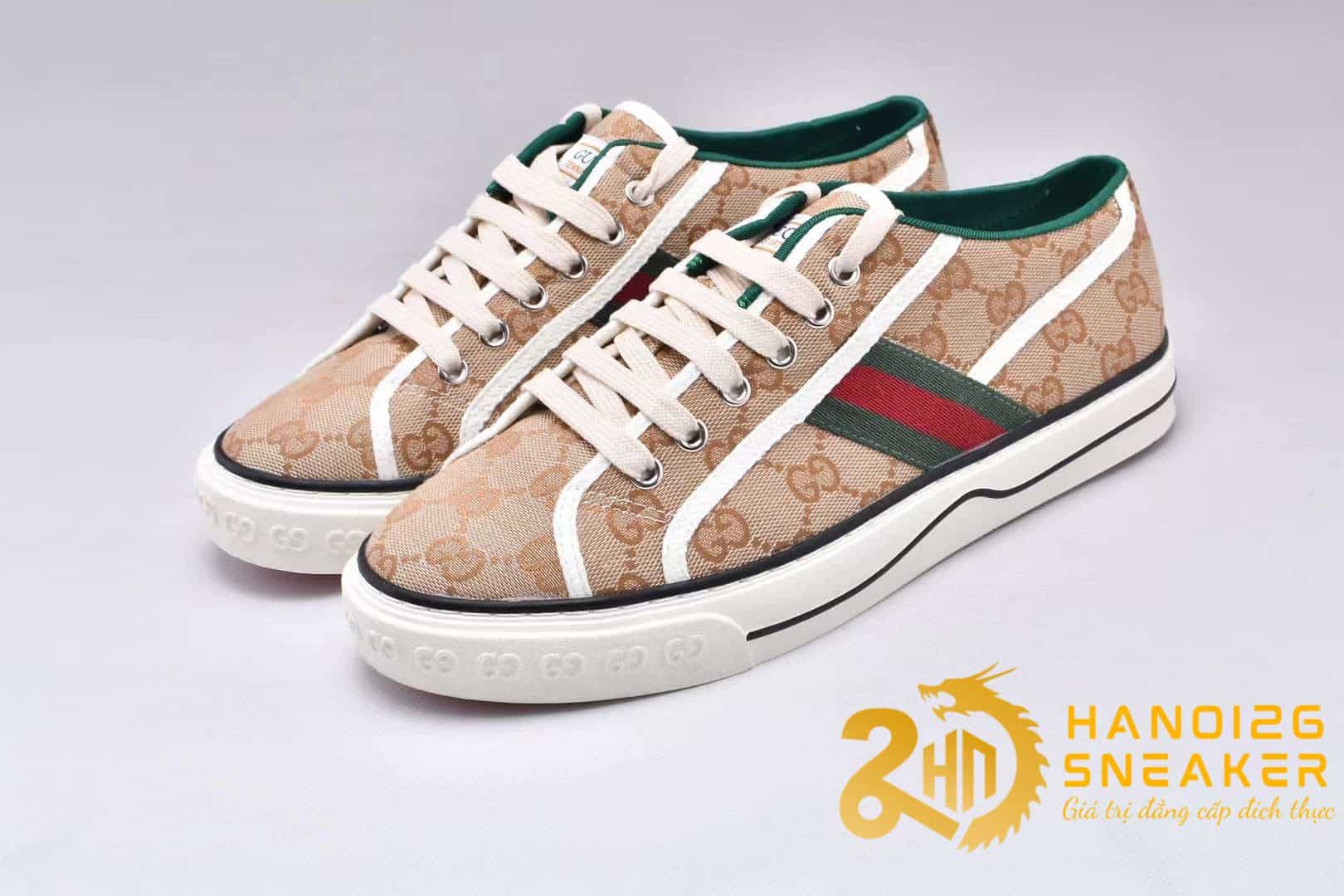 Giày Sneaker Gucci Screener Tennis 1977 Print Chất Lượng Cao