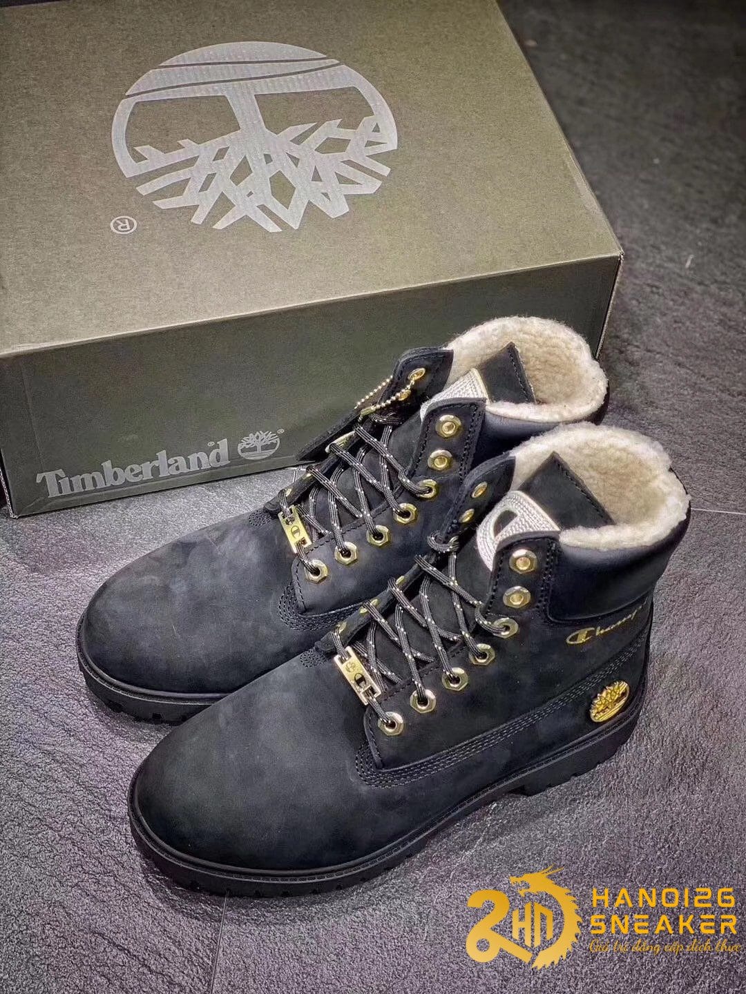 Giày Timberland X Champion Premium 6Inch Boot REP 11 Siêu Cấp