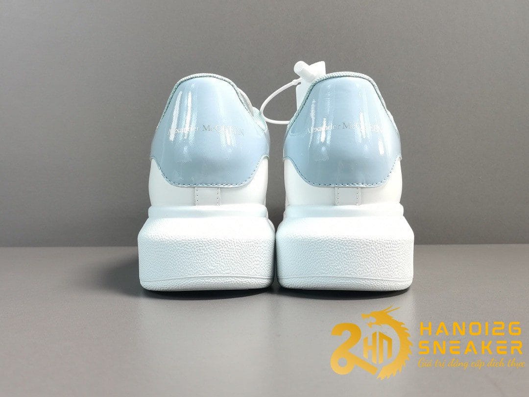 Gót Giày Alexander MC Queen Blue Baby Like Auth