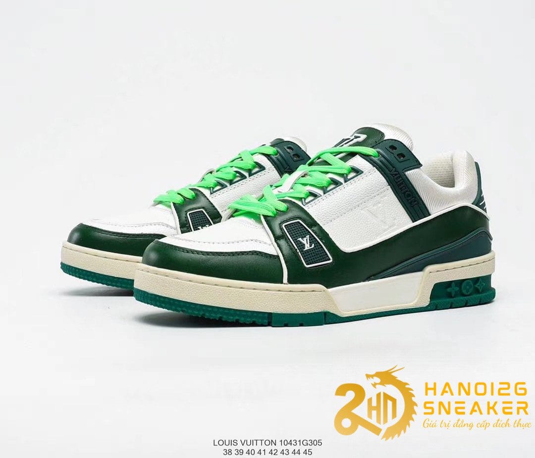 Louis Vuitton Trainer 2020 Xanh Green Like Auth Cực Chất
