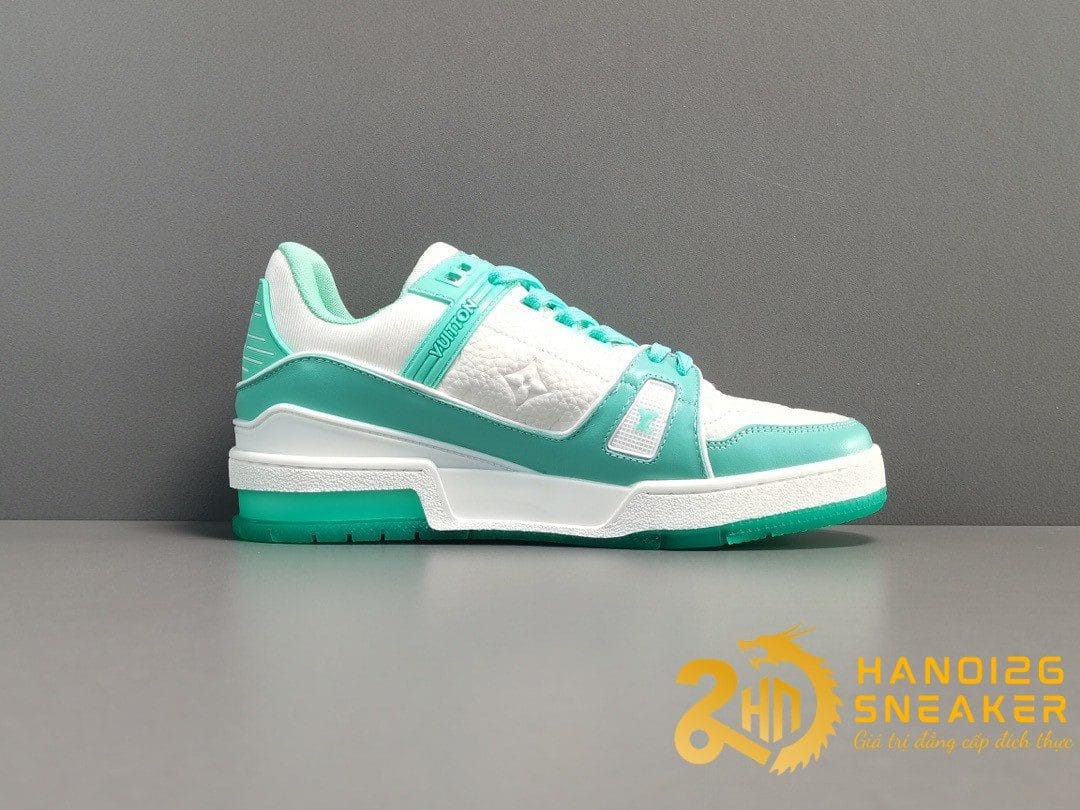 BST 3 mẫu Giày LV Louis Vuitton Trainer Xanh VIP Like Auth