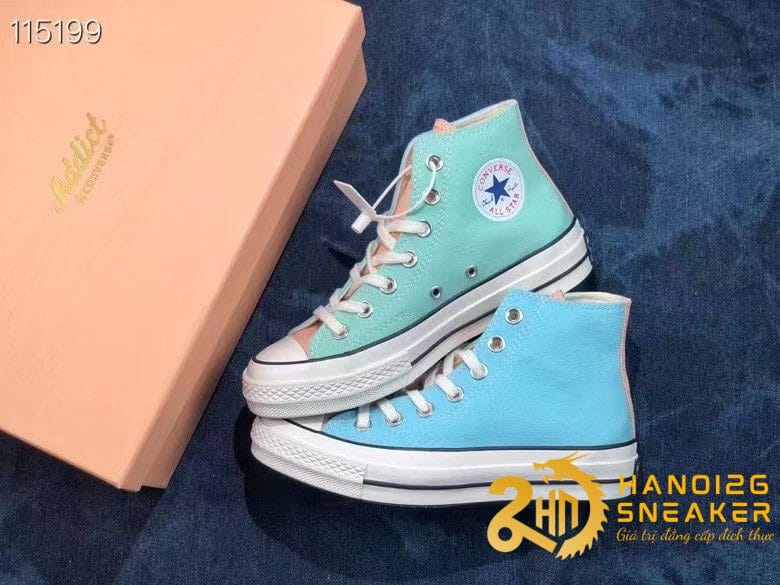 Giày Converse Addict 18SS Blue Pink nữ cực CUTE