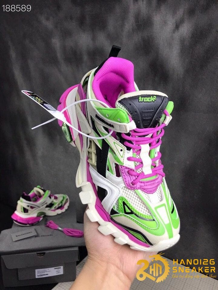 Tổng Hợp Mẫu Balenciaga Track 2.0 Like Auth Trắng Xanh Tím Green Violet