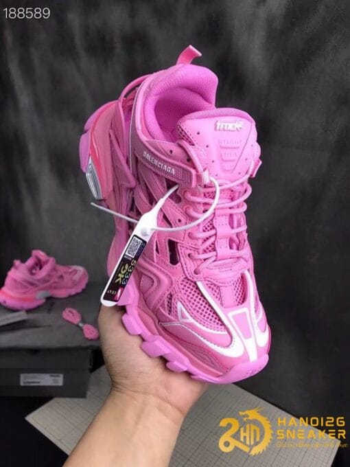 Tổng Hợp Mẫu Balenciaga Track 2.0 Like Auth Hồng Trắng Pink White