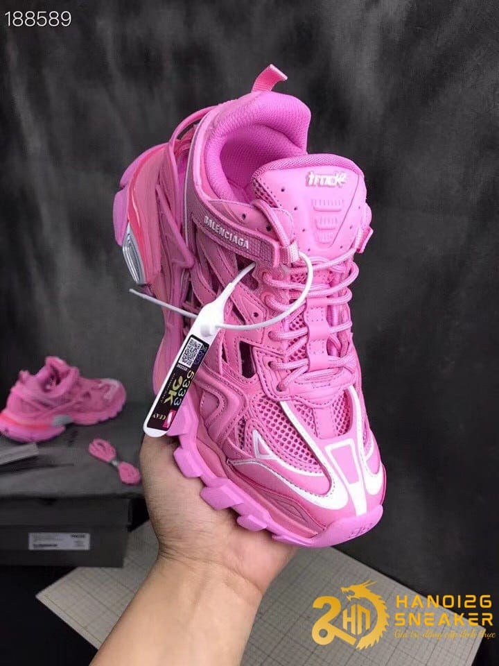Tổng Hợp Mẫu Balenciaga Track 2.0 Like Auth Hồng Trắng Pink White