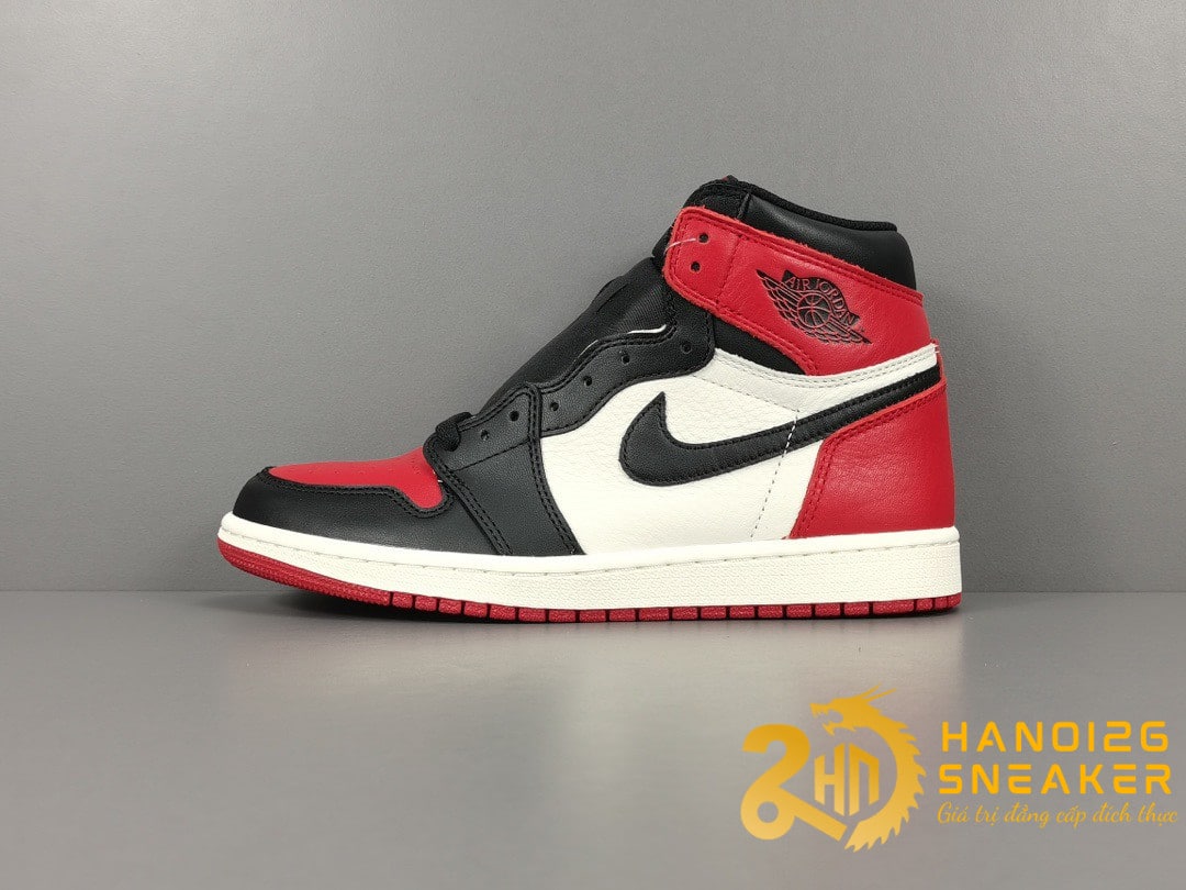 Air Jordan 1 Retro High Bred Toe Like Auth 555088-610