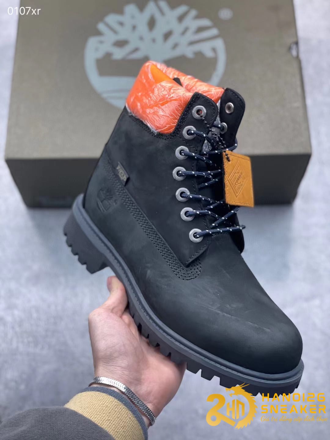 Timberland Prenium Boots Black Orange