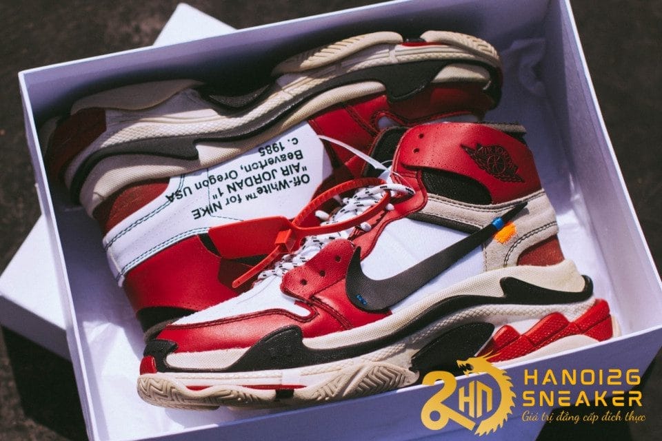 Balenciaga Custom Virgil Abloh x Air Jordan 1 The Ten Hàng Độc Cực Đỉnh
