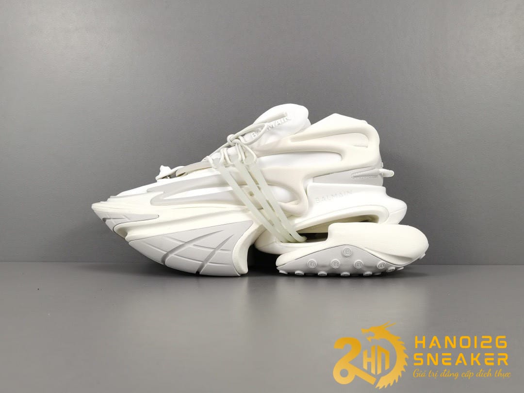 Giày BALMAIN Trắng All White Like Auth Cực Đỉnh 2022