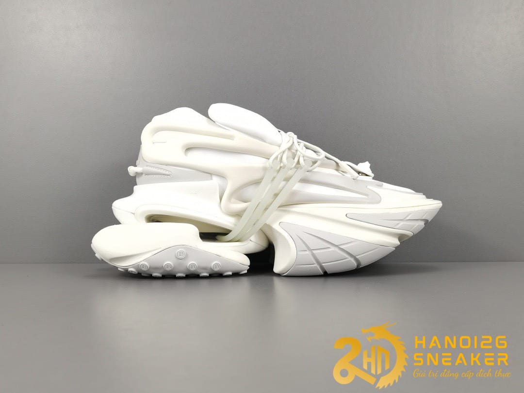 Giày BALMAIN Trắng All White Like Auth (8)