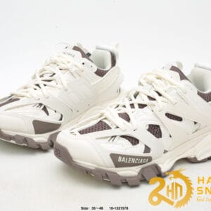 Giày Balenciaga Track Med Grey & Eggshell Trắng Nâu