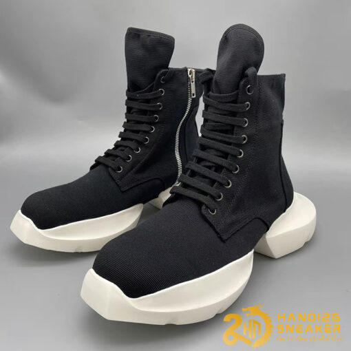 Giày Rickowens RO2022SS Tách đế Cổ Cao Cực Ngầu Trắng đen