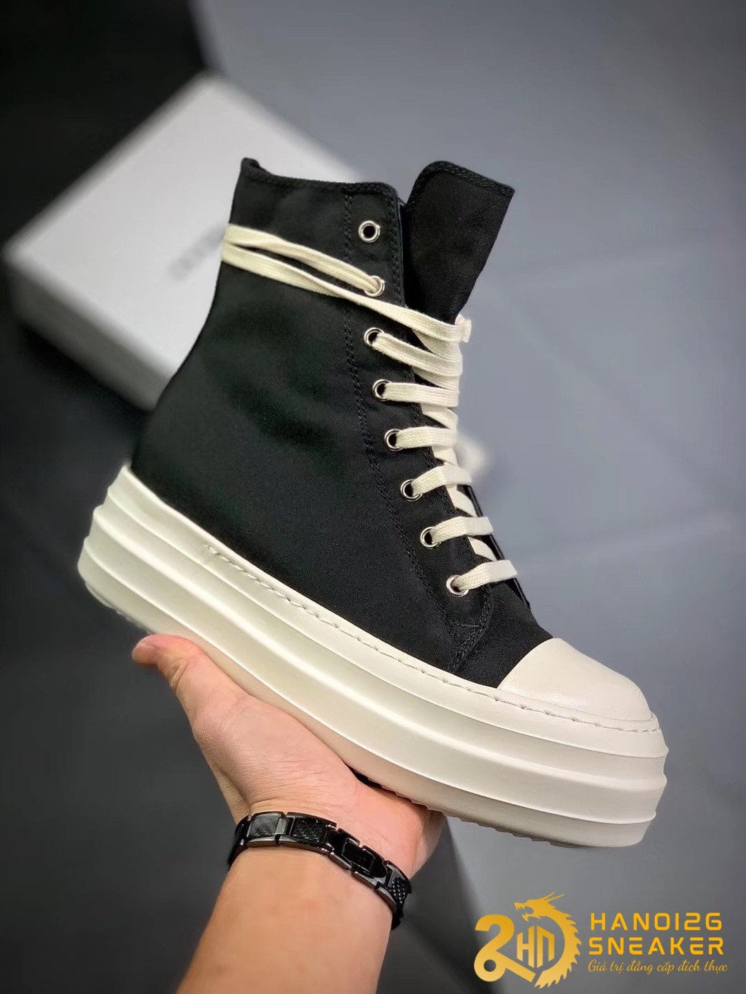 Giày cao cổ Rick Owens DRKSHDW Scarpe Sneaker Like Auth
