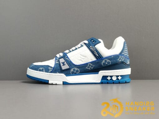 GIÀY LOUIS VUITTON TRAINERS BLUE WHITE SIÊU CHẤT LIKE AUTH
