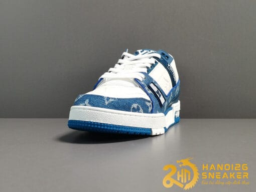 GIÀY LOUIS VUITTON TRAINERS BLUE WHITE SIÊU CHẤT LIKE AUTH (6)
