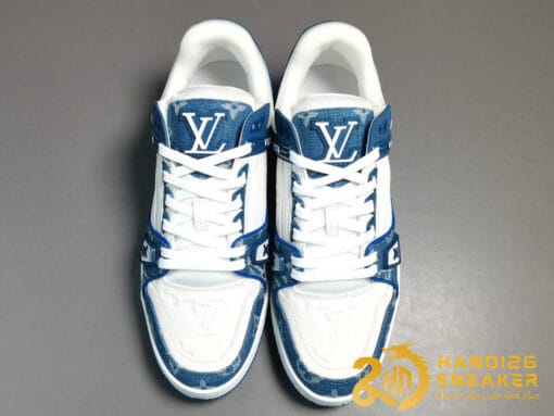 GIÀY LOUIS VUITTON TRAINERS BLUE WHITE SIÊU CHẤT LIKE AUTH (8)