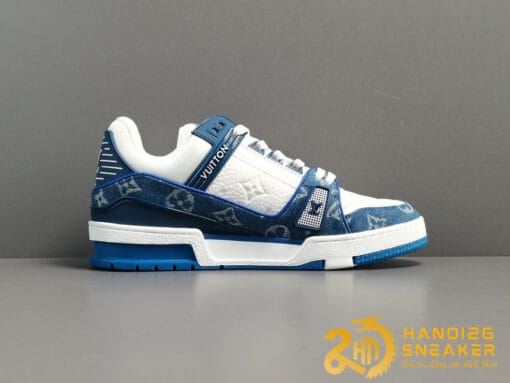GIÀY LOUIS VUITTON TRAINERS BLUE WHITE SIÊU CHẤT LIKE AUTH (9)