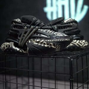 Giày Balmain Black Vignette Like Auth 2023 Giày Balmain Black Vignette Like Auth 2023 (3)