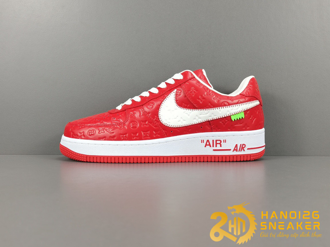 BỘ SƯU TẬP LOUlS VUlTTON X NIKE AIR FORCE 1 LOW ĐỘC QUYỀN LIKE AUTH (6)
