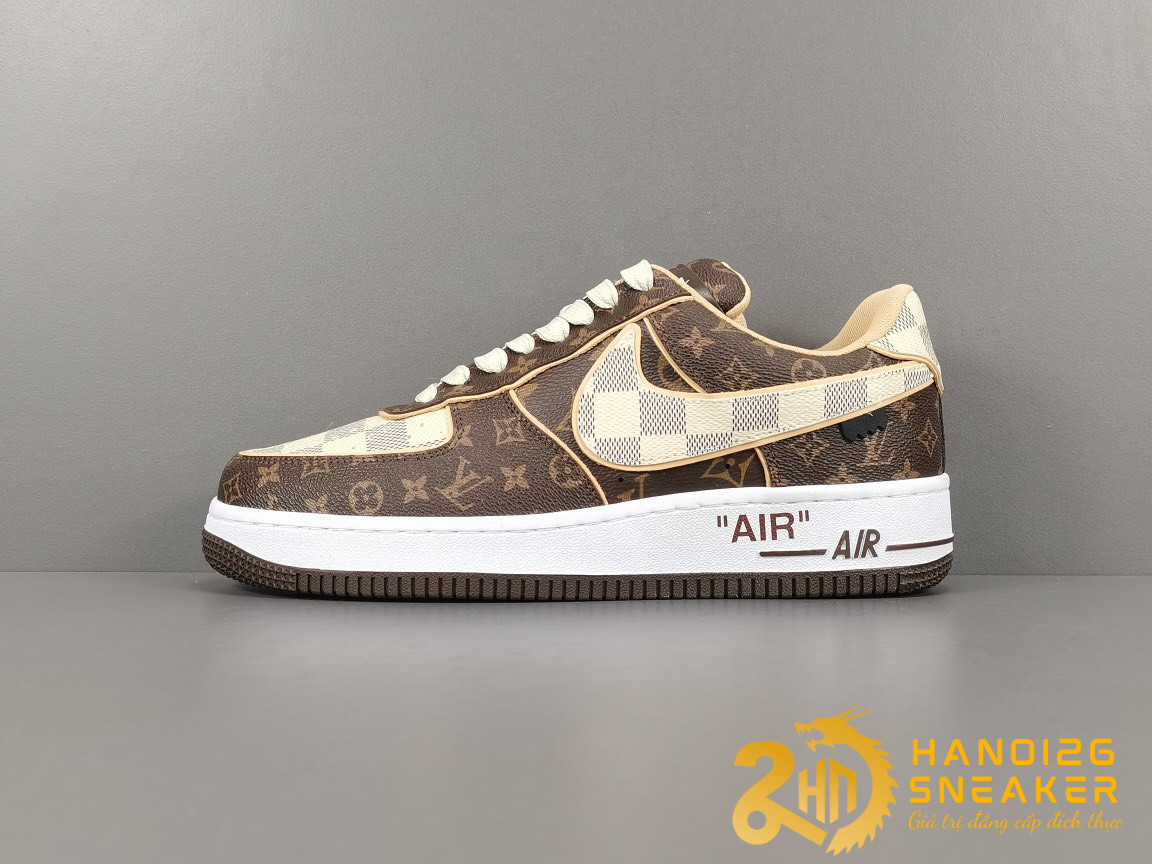 BỘ SƯU TẬP LOUIS VUlTTON X NIKE AIR FORCE 1 LOW ĐỘC QUYỀN LIKE AUTH