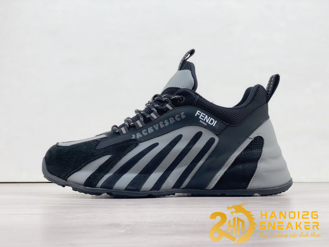 Bộ Sưu Tập Giày Fendi Roma Jackvesrce Black White