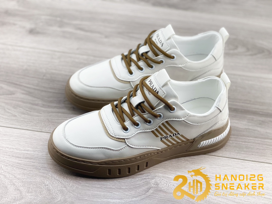 Bộ Sưu Tập Giày Prada Milano 2023 White Black (9)