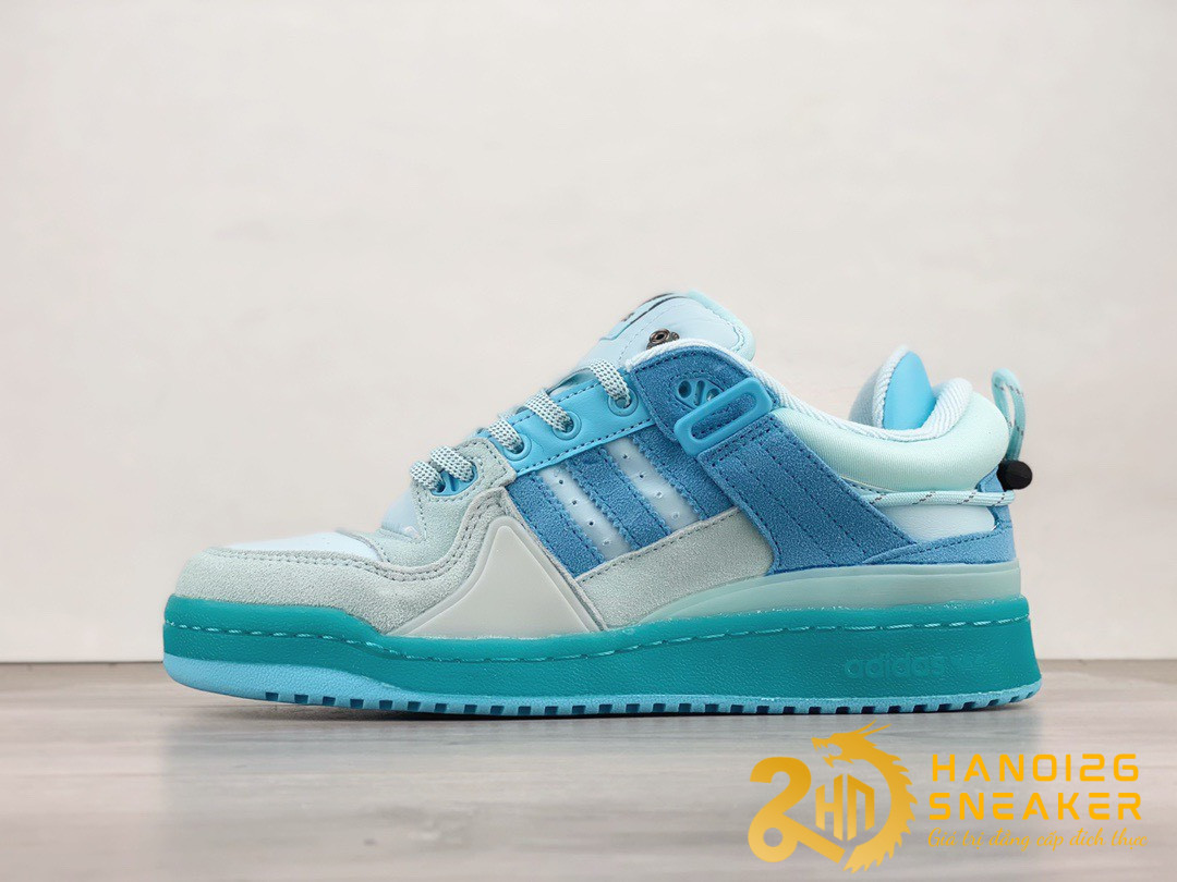 Bộ Sưu Tập Giày Bad Bunny X Adidas Forum Low Cao Cấp Giá Rẻ GW0266 Blue Ocean