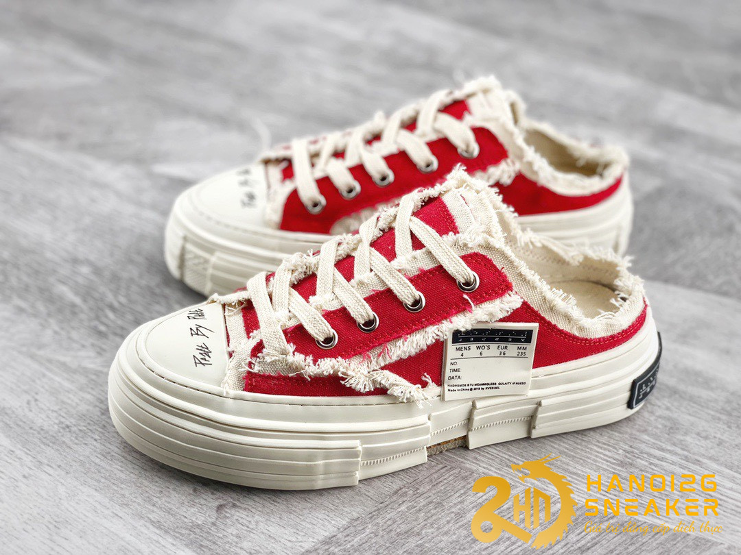 Bộ Sưu Tập XVESSEL G.O.P. Low Slip On Cao Cấp Màu đỏ RED