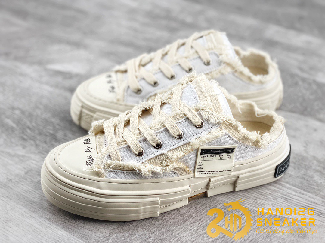 Bộ Sưu Tập XVESSEL G.O.P. Low Slip On Cao Cấp Trắng White