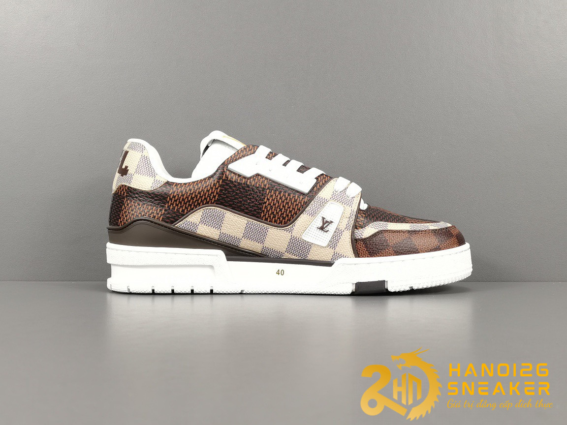 GIÀY THỂ THAO LV TRAINER 1AAV8Y   Louis Vuitton Coffe Đẳng Cấp (3)