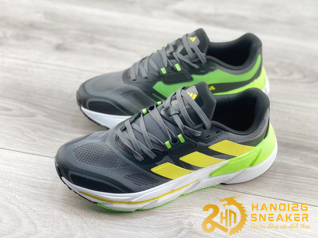 Giày Adidas Adistar CS M Grey Yellow Green White (4)