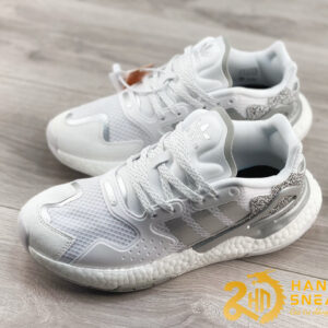 Giày Adidas Day Jogger Boost Core White Cloud Black Silver (5)