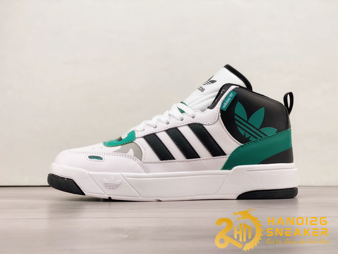 Giày Adidas Originals Post Up White Black Green