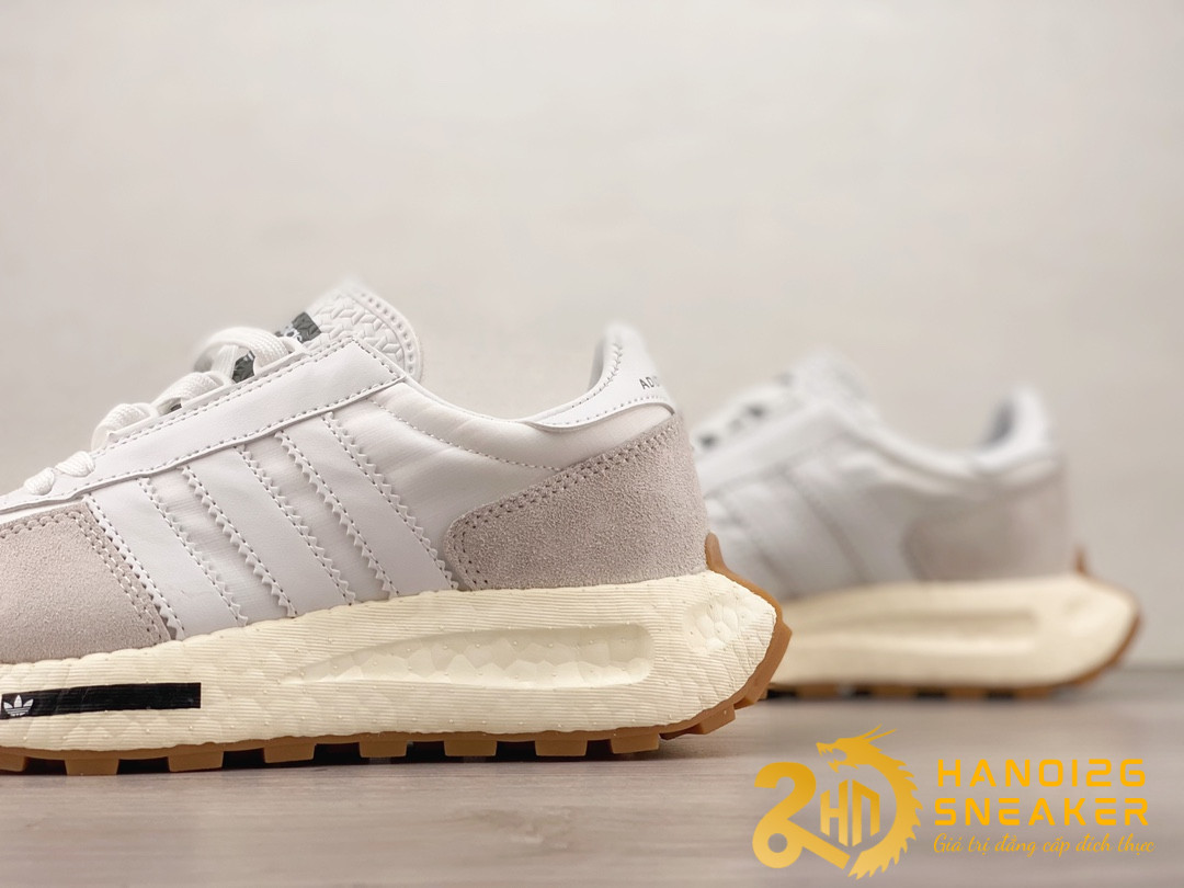 Giày Adidas Originals Retropy Boost E5 All White Cao Cấp (2)