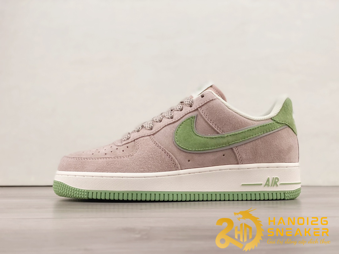 Giày Akira x Nike Air Force 1 07 Low Suede Pink Green White