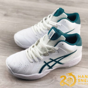 Giày Asics Gelhoop V13 White Velvet Pine Cực Đẹp (4)