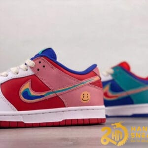 Giày Cactusplantfleamarket X Nike Dunk Low Rainbow Like Auth (1)