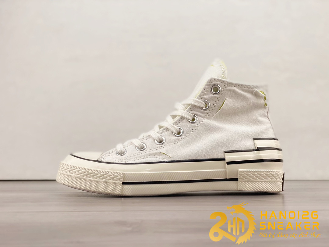 Giày Converse Chuck 70 Plus Hi Egret White Black