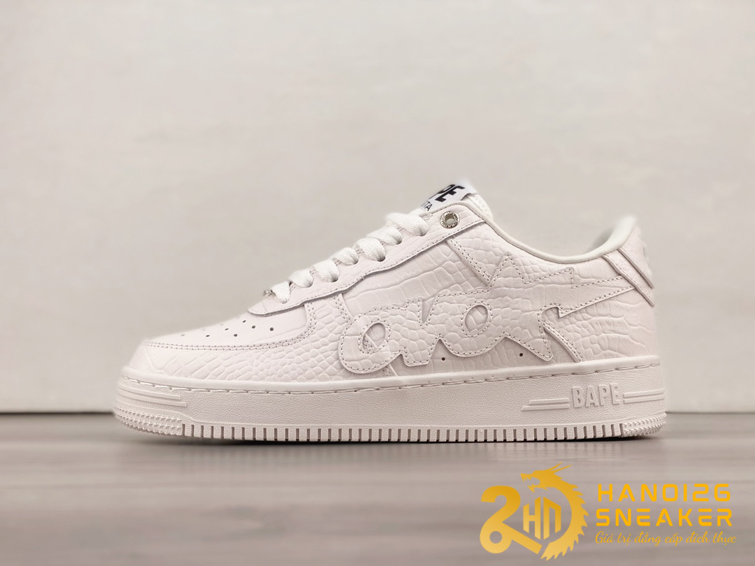 Giày Human Made Bape Sta Sk8 To Nigo White