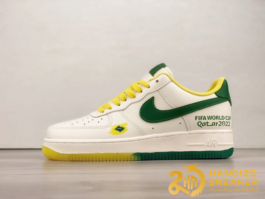 Giày NIKE AIR FORCE 1 LOW Brazil World Cup Cao Cấp