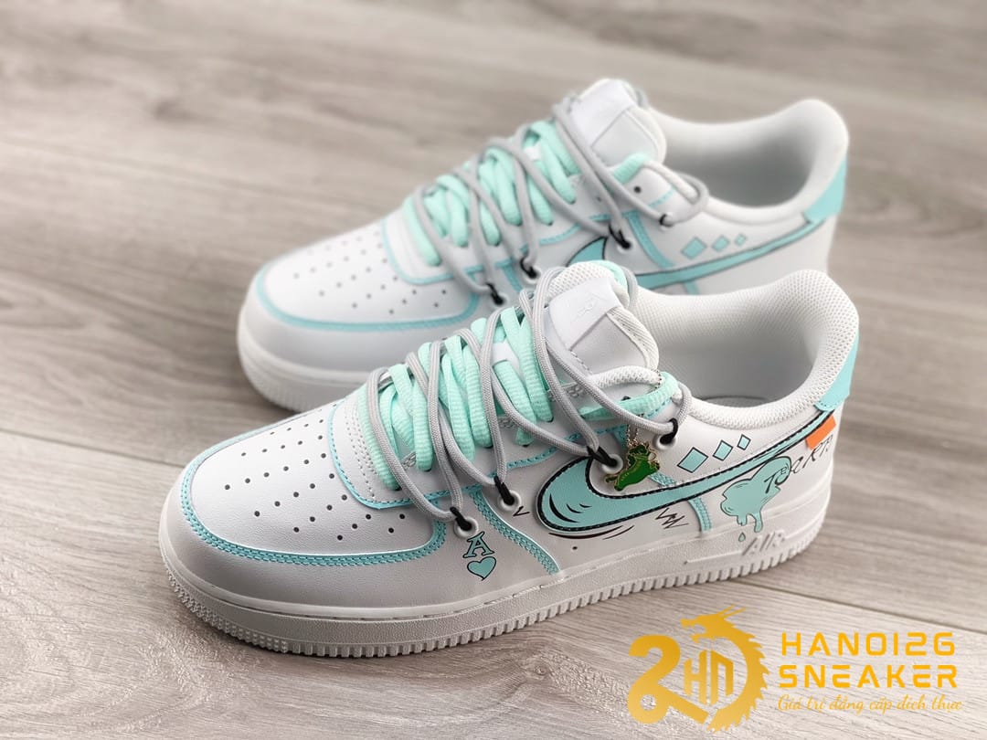 Giày NIKE AIR FORCE 1 LOW White Creative Cực Đẹp (2)