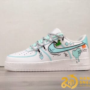 Giày NIKE AIR FORCE 1 LOW White creative Cực Đẹp