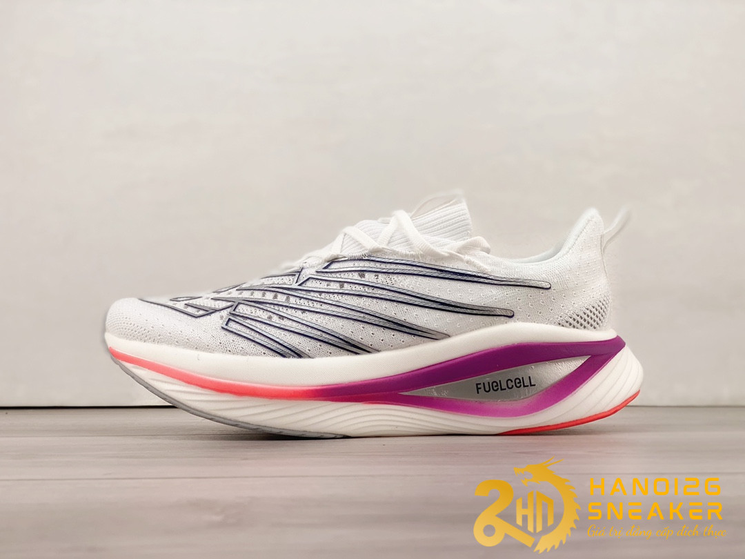 Giày New Balance FuelCell SC Elite V3 White Victory Blue