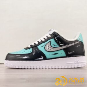 Giày Nike Air Force 1 07 Low Black Light Green Grey
