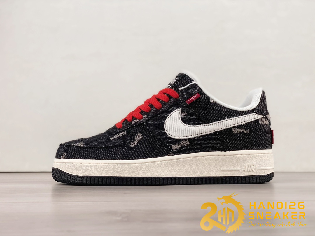 Giày Nike Air Force 1 07 Low Black Red LE5050-011