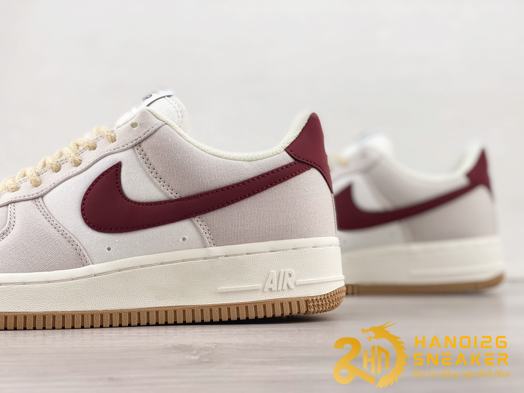 Giày Nike Air Force 1 07 Low Dark Red Cream Cao Cấp (2)