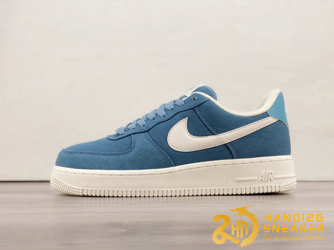 Giày Nike Air Force 1 07 Low Denim Blue Beige White